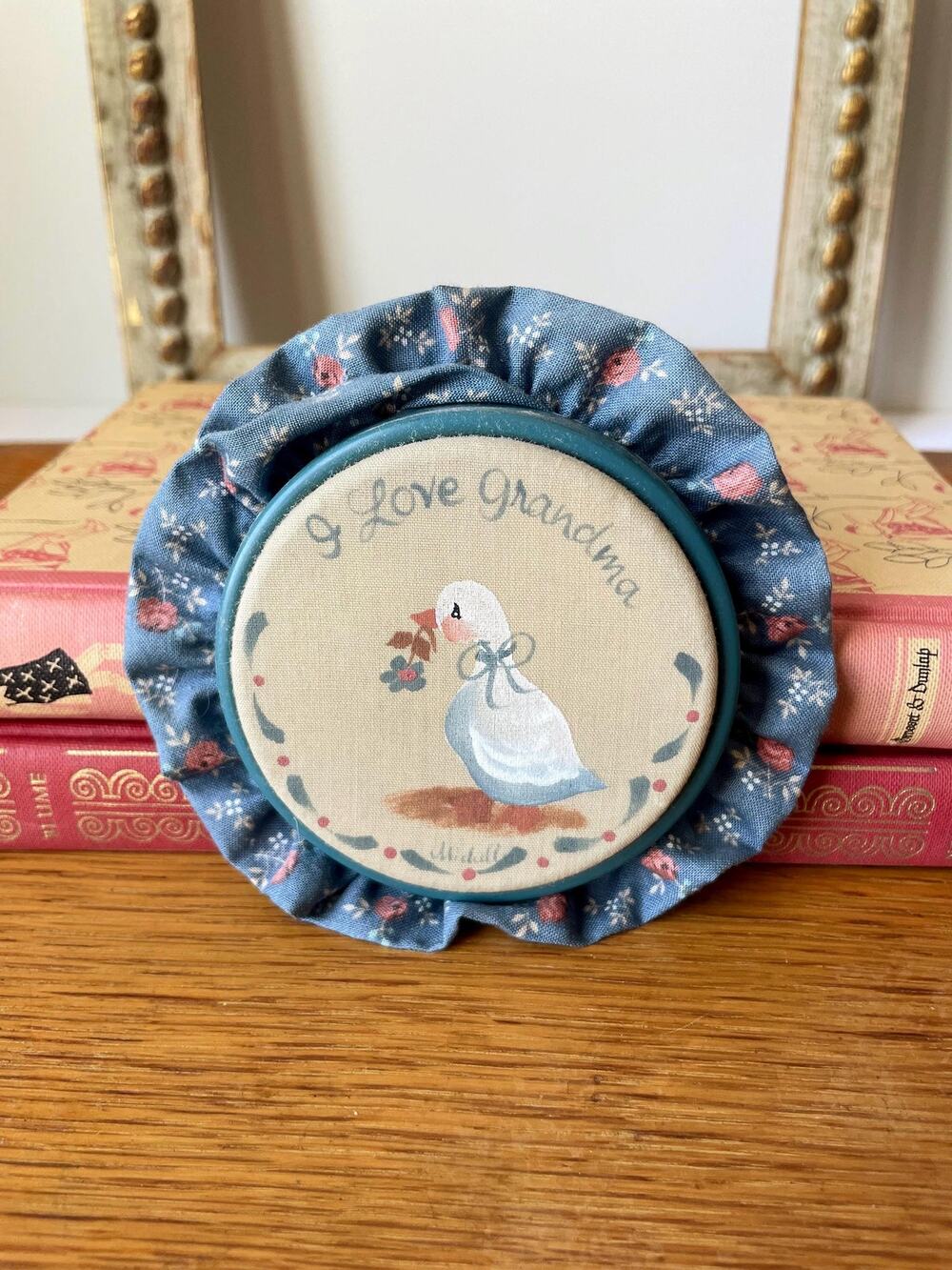 I Love Grandma Goose Wall Hanging Vintage
